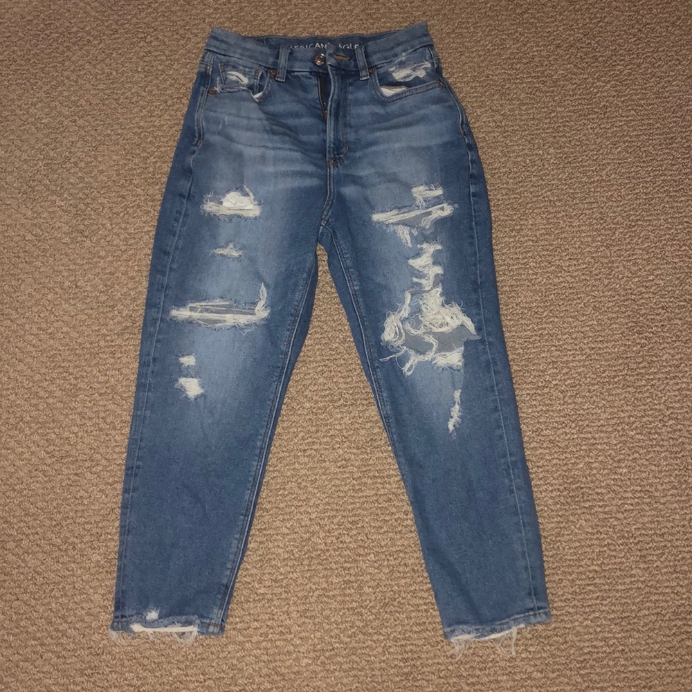American Eagle Curvy Mom Jean x-short